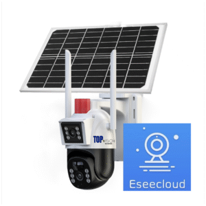 4G Dual View TOPVISION Wireless Solar CCTV Camera (Eseecloud)